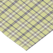 Lime Green Plaid Classic Pattern Table Runner Korte Tafelloper (Hoek)