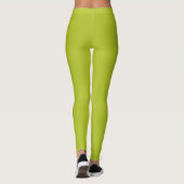 Lime Green Plain en Simple Leggings (Achterkant)