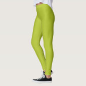 Lime Green Plain en Simple Leggings (Links)