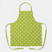 Lime Green Polka Dot Schort (Voorkant)
