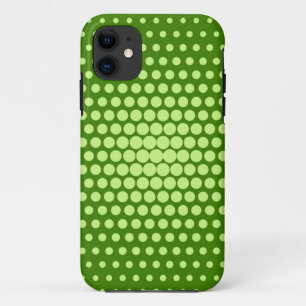 Lime Green Polka Dots iPhone 11 Hoesje