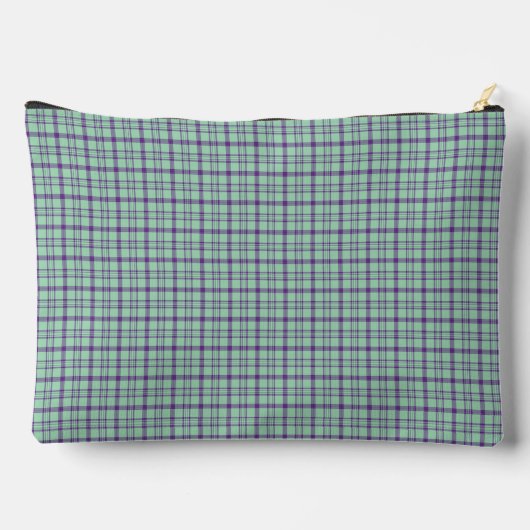 Lime Green Purple Plaid Classic Pattern Etui (Achterkant)