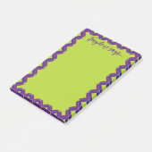Lime Green Retro Post-it® Notes (Schuin)