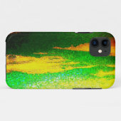 Lime Green River iPhone 5 Hoesje (Achterkant (horizontaal))