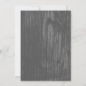 Lime Green Rustic Barn Wood Wedding Invitations Kaart (Achterkant)