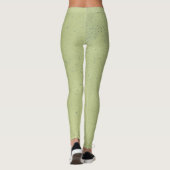 Lime Green Sand Leggings (Achterkant)