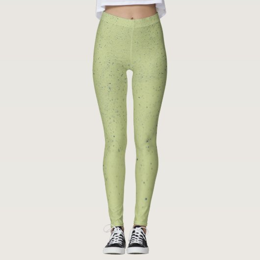 Lime Green Sand Leggings (Voorkant)