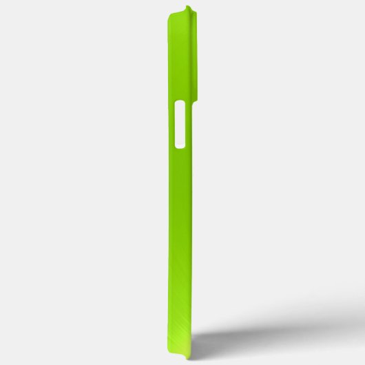 Lime Green Shiny Stainless Steel Metal Case-Mate iPhone Case (Achterkant / Rechts)