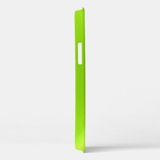 Lime Green Shiny Stainless Steel Metal Case-Mate iPhone Case (Achterkant / Rechts)
