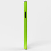 Lime Green Shiny Stainless Steel Metal Case-Mate iPhone Case (Achterkant/rechts)
