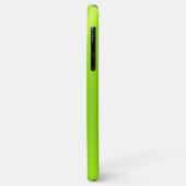 Lime Green Shiny Stainless Steel Metal Case-Mate iPhone Case (Achterkant/links)