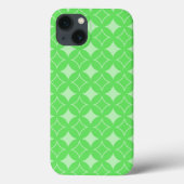 Lime green shippo pattern Case-Mate iPhone case (Achterkant)