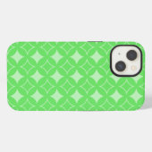 Lime green shippo pattern Case-Mate iPhone case Hoesje (Achterkant horizontaal)