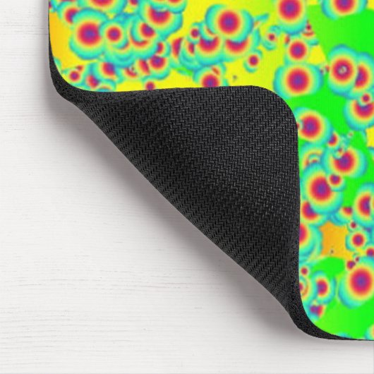 Lime Green Spotted Mousepad Muismat (Hoek)