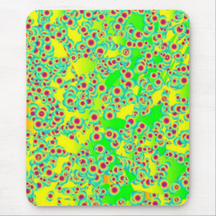 Lime Green Spotted Mousepad Muismat