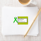 Lime Green Standard Ribbon Etiket (Insitu)