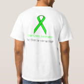 Lime Green Standard Ribbon T-shirt (Achterkant)