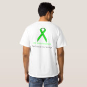 Lime Green Standard Ribbon T-shirt (Achterkant volledig)