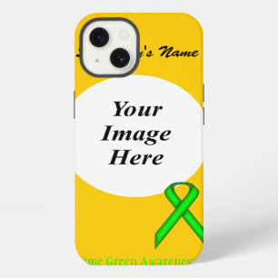 Lime Green Standard Ribbon Tmpl van Kenneth Yoncic iPhone 13 Hoesje