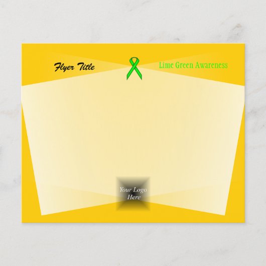 Lime Green Standard Ribbon van Kenneth Yoncich Flyer (Voorkant)