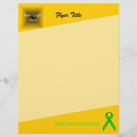 Lime Green Standard Ribbon van Kenneth Yoncich Flyer (Voorkant)