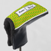 Lime Green Standard Ribbon van Kenneth Yoncich Golfheadcover (3/4 voorkant)