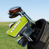 Lime Green Standard Ribbon van Kenneth Yoncich Golfheadcover (Insitu)