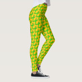Lime Green Standard Ribbon van Kenneth Yoncich Leggings (Rechts)