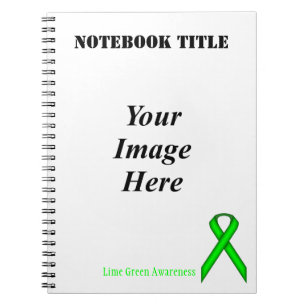 Lime Green Standard Ribbon van Kenneth Yoncich Notitieboek