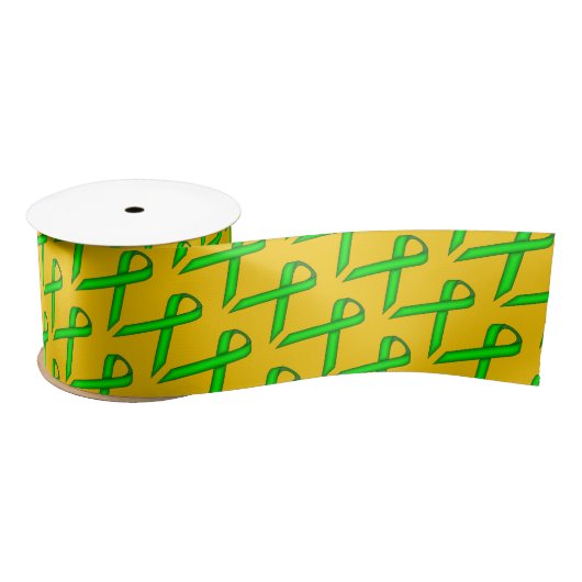 Lime Green Standard Ribbon van Kenneth Yoncich Satijnen Lint (Spoel)