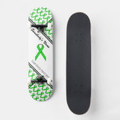 Lime Green Standard Ribbon van Kenneth Yoncich Skateboard (Voorkant)