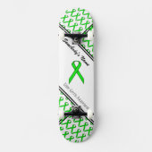 Lime Green Standard Ribbon van Kenneth Yoncich Skateboard (Voorkant)