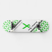 Lime Green Standard Ribbon van Kenneth Yoncich Skateboard (Horizontaal)