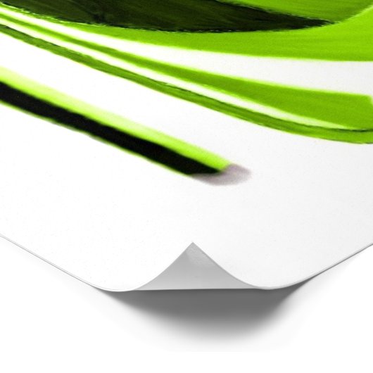 Lime Green Stiletto Shoe Print (Hoek)