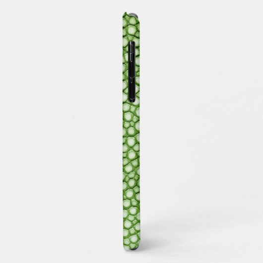 Lime Green Stingray Skin Print Naam Gepersonalisee Case-Mate iPhone Case (Achterkant/links)