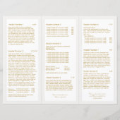 Lime Green Stripe Hair Salon Spa TriFold Brochure (Achterkant)