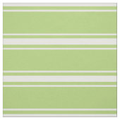 Lime Green Stripes aangepaste fabric Stof (Swatch)