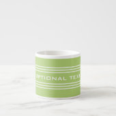 Lime Green Stripes - Optionele aangepaste mokken v (Voorkant)