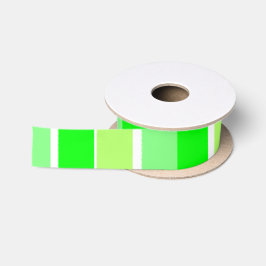 Lime Green Stripes Satijnen Lint