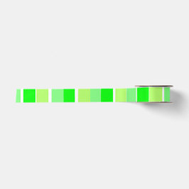 Lime Green Stripes Satijnen Lint