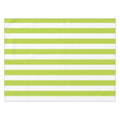 Lime Green Stripes Tafelkleed (Voorkant (Horizontaal))