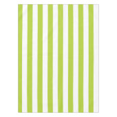 Lime Green Stripes Tafelkleed (Voorkant)