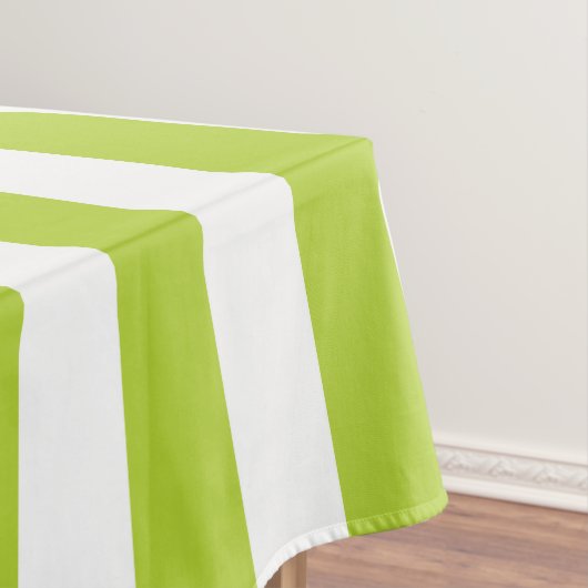Lime Green Stripes Tafelkleed (Voorbeeld)