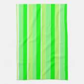 Lime Green Stripes Theedoek (Verticaal)