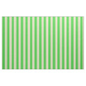 Lime Green & Tan Pattern of Stripes Stof (Fat Quarter)