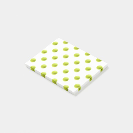 Lime Green Tennis Balls Background Ball Post-it® Notes (Schuin)