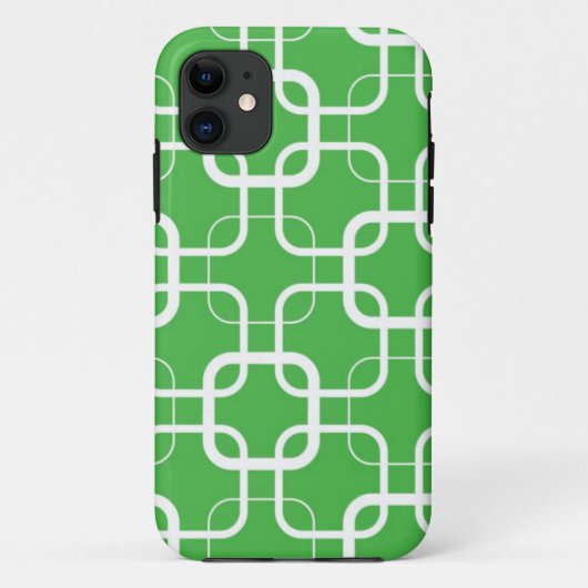 Lime Green Trellis Case-Mate iPhone Case (Achterkant)