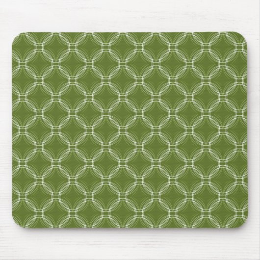 Lime Green Uptown Elegance Mousepad Muismat (Voorkant)