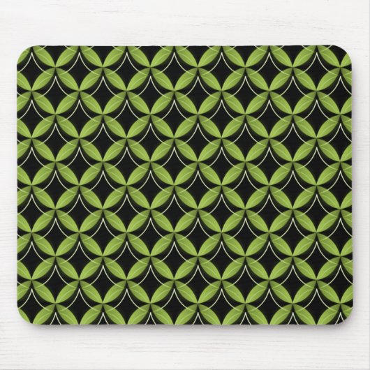 Lime Green Uptown Glam Mousepad Muismat (Voorkant)