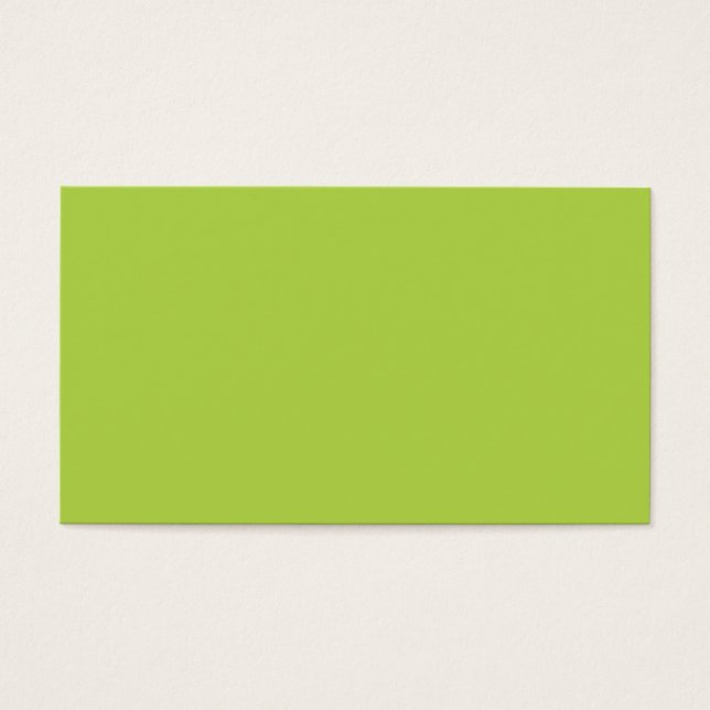 Lime Green Visitekaartje (Voorkant)